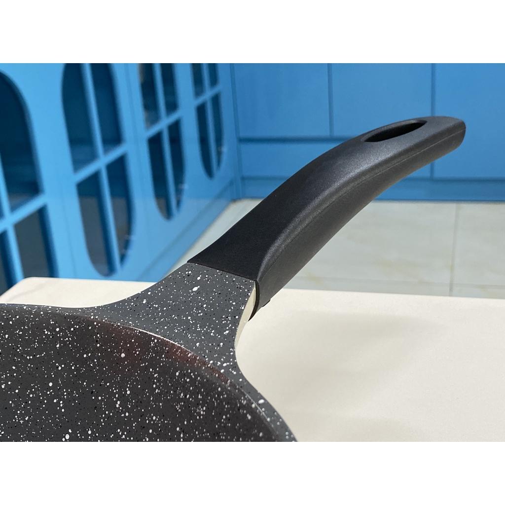 Chảo Sâu Lòng Đáy Phằng Đá Stone Cao Cấp 28cm LCA6285D