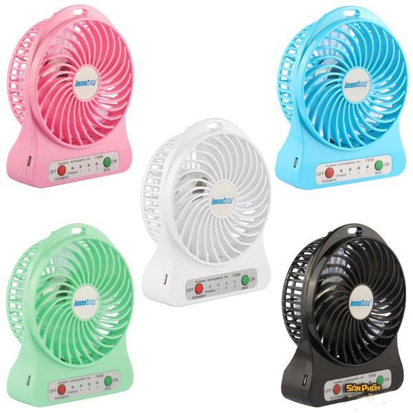 Quạt sạc Mini 3 tốc độ 3MN (Nhiều màu)