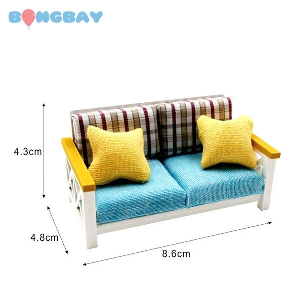 Nội Thất Nhà Búp Bê DIY - Ghế Sofa Đôi 1181027 Nhập Khẩu Chính Ngạch