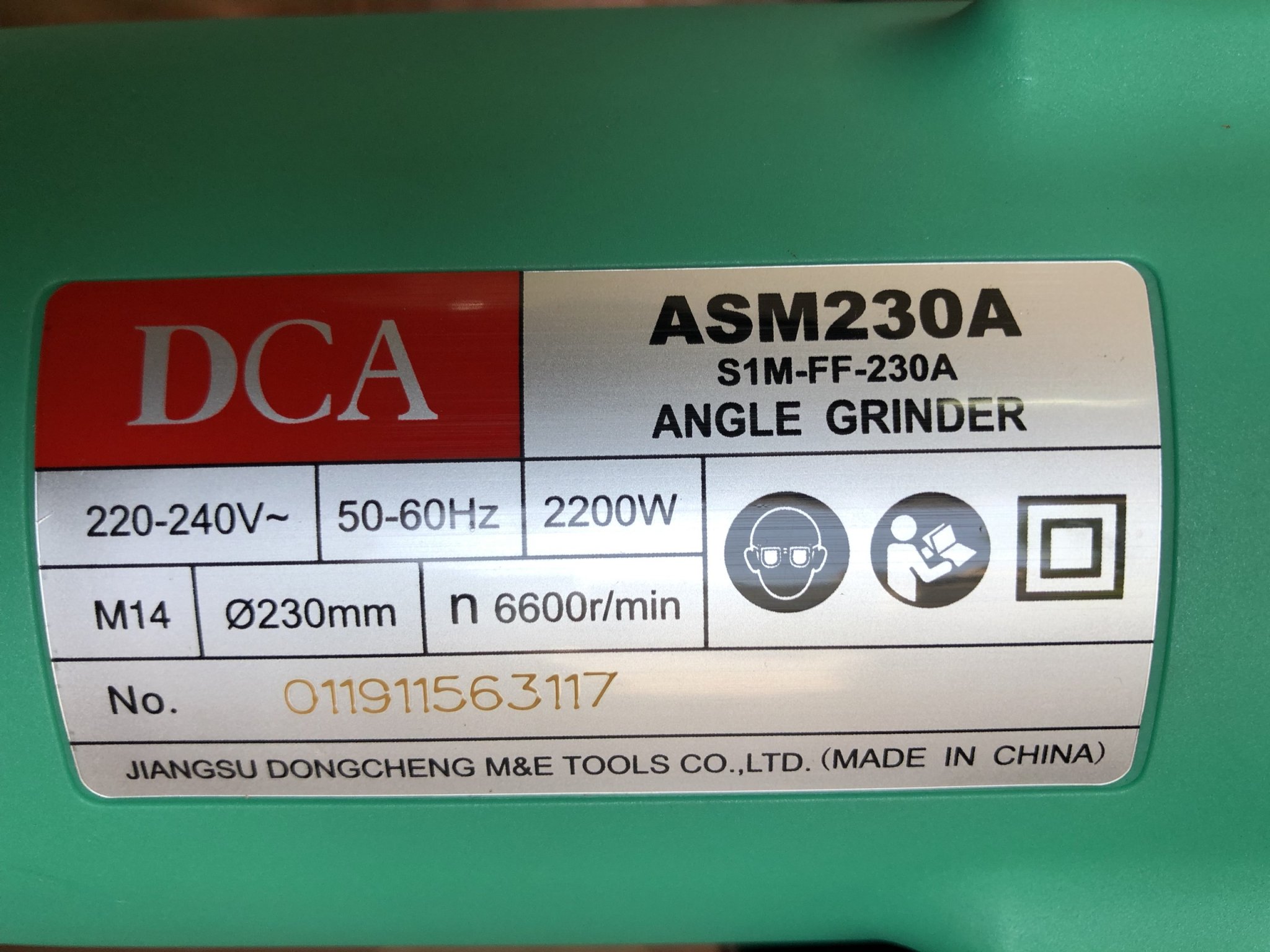 Máy mài góc 2020W DCA ASM230A (S1M-FF-230A)
