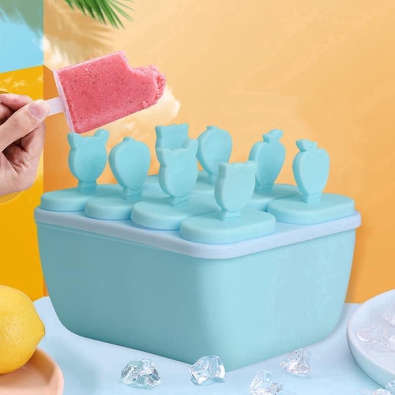 KHUÔN LÀM KEM QUE 8 CÂY TIỆN DỤNG