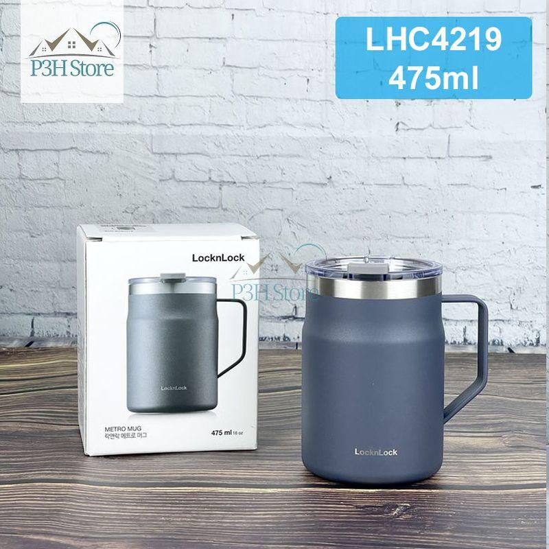 Ly giữ nhiệt Lock&Lock Metro Mug bằng thép không gỉ ca , cốc LHC4219 LHC4282