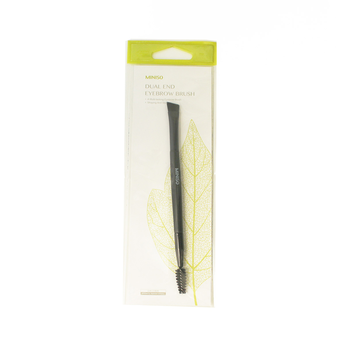 Cọ kẻ lông mày 2 đầu Nhật Bản chuyên nghiệp MINISO DUAL END EYEBROW BRUSH tạo dáng lông mày cong và sắc nét chính hãng - MNS095