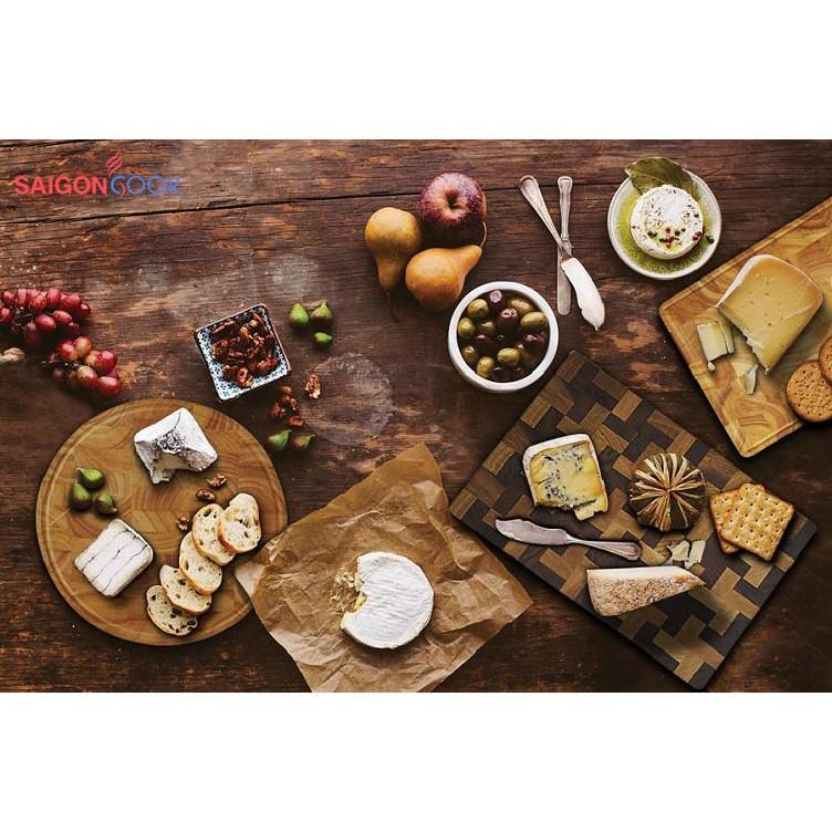 Thớt gỗ cao cấp Saigoncook từ gỗ sồi óc chó