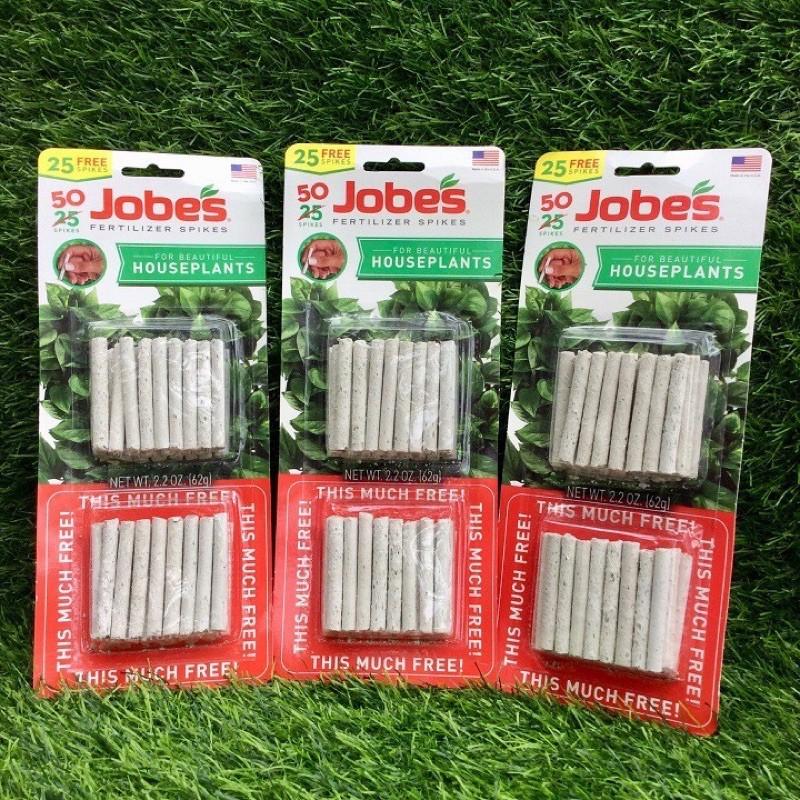Phân tan chậm con sâu JOBES 13 - 4 - 5 CAO CẤP 50 que nhập khẩu Mỹ - phân bón cao cấp cho hoa lan