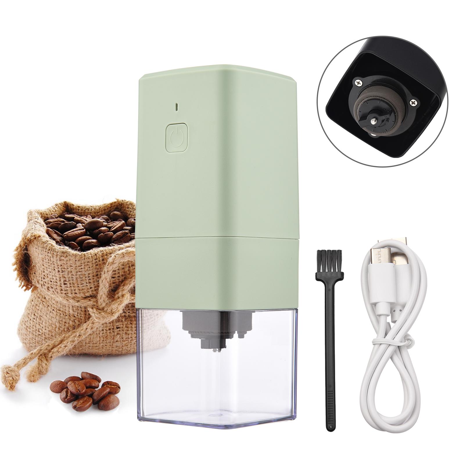 Máy xay cà phê Mini Electric BURR di động có thể điều chỉnh với buồng chứa tháo rời, xay mịn