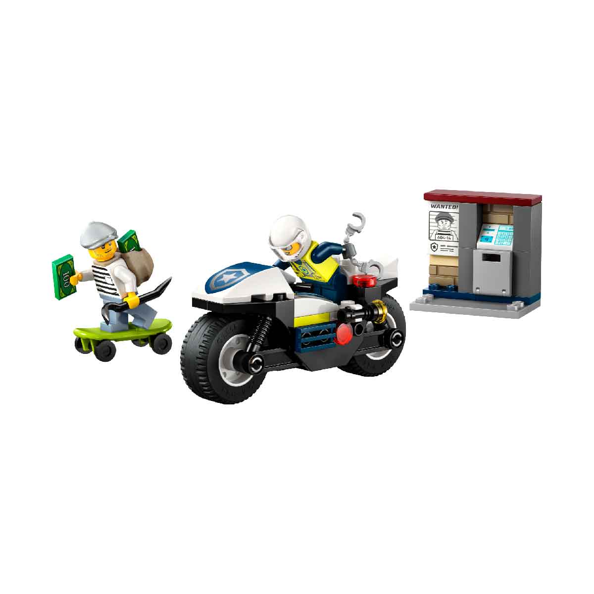 LEGO CITY 60455 Đồ Chơi Lắp Ráp Cuộc Đua Truy Bắt Cướp (65 chi tiết)