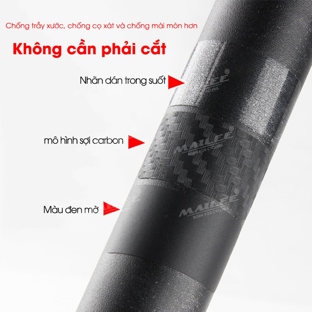 20 Tem dán khung xe đạp chống trầy xước (20 miếng/ bộ), Màng Bảo Vệ Chống Trầy Xước cho vị trí tiếp xúc nhiều - Mai Lee