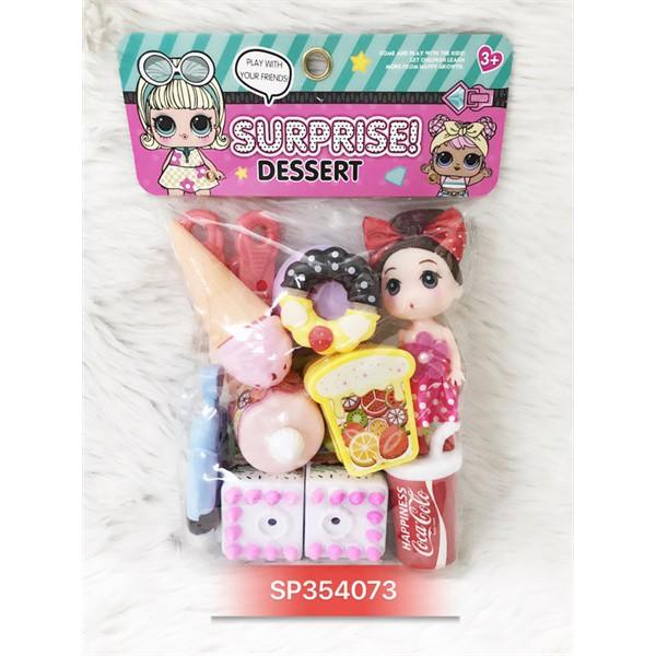 Túi bếp dính bánh sinh nhật, kem, nước ngọt, 1C bé chibi, LOL1018-20  - SP354073