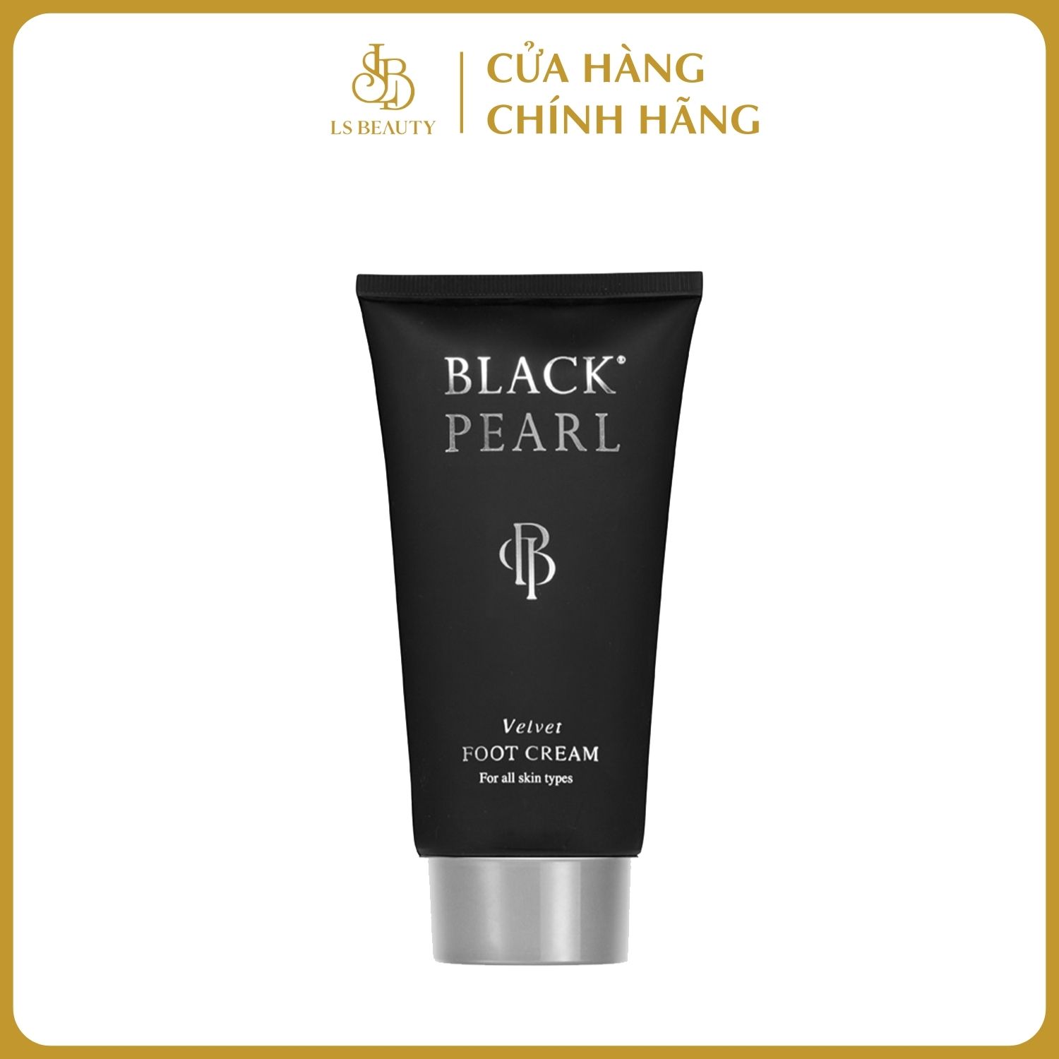 Kem Dưỡng Da Chân Black Pearl -  Velvet Foot Cream -  Có Nguồn Gốc Từ Biển Chết - Xuất Xứ Israel - Làm Dịu Da Tay Và Dưỡng Ẩm 