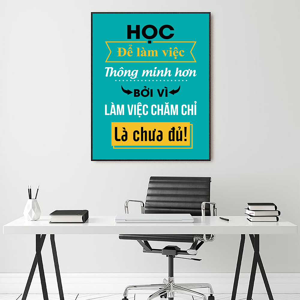 Tranh động lực Học để làm việc thông minh hơn bởi vì làm việc chăm chỉ là chưa đủ-Model: AZ1-0383