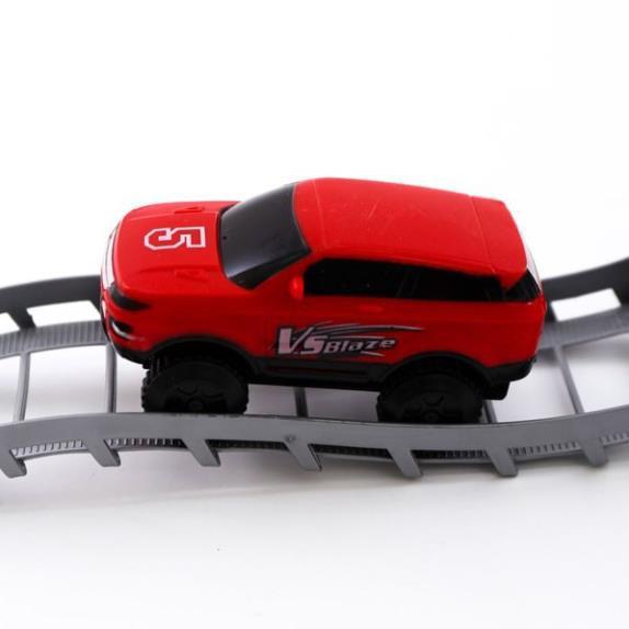 Bộ Đồ Chơi Oto Tàu Lượn Đường Ray 88 Chi Tiết