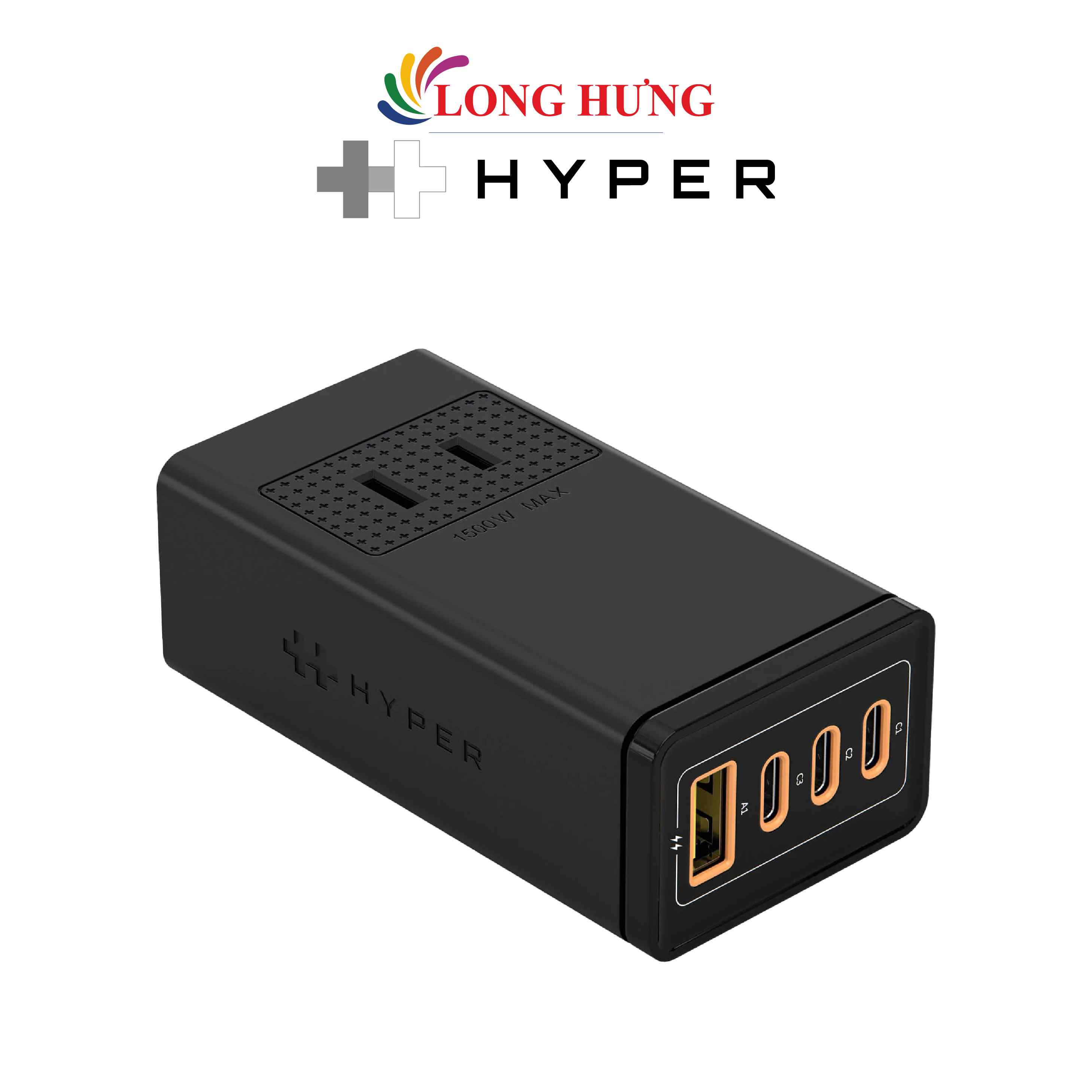 Cốc sạc HyperJuice Stackable 100W GaN HJ417 - Hàng chính hãng