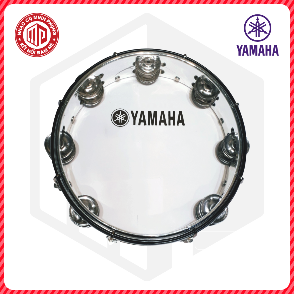 Combo Trống lắc tay/ Lục lạc gõ bo/ Tambourine + Bao đựng/ Túi đựng - Model Yamaha MT6 - Nhiều màu lựa chọn - Hàng chính hãng