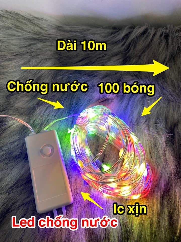 Đèn Led Giọt Lệ Nháy Theo Nhạc chống nước mẫu mới nhất 2022 10M chỉnh nháy