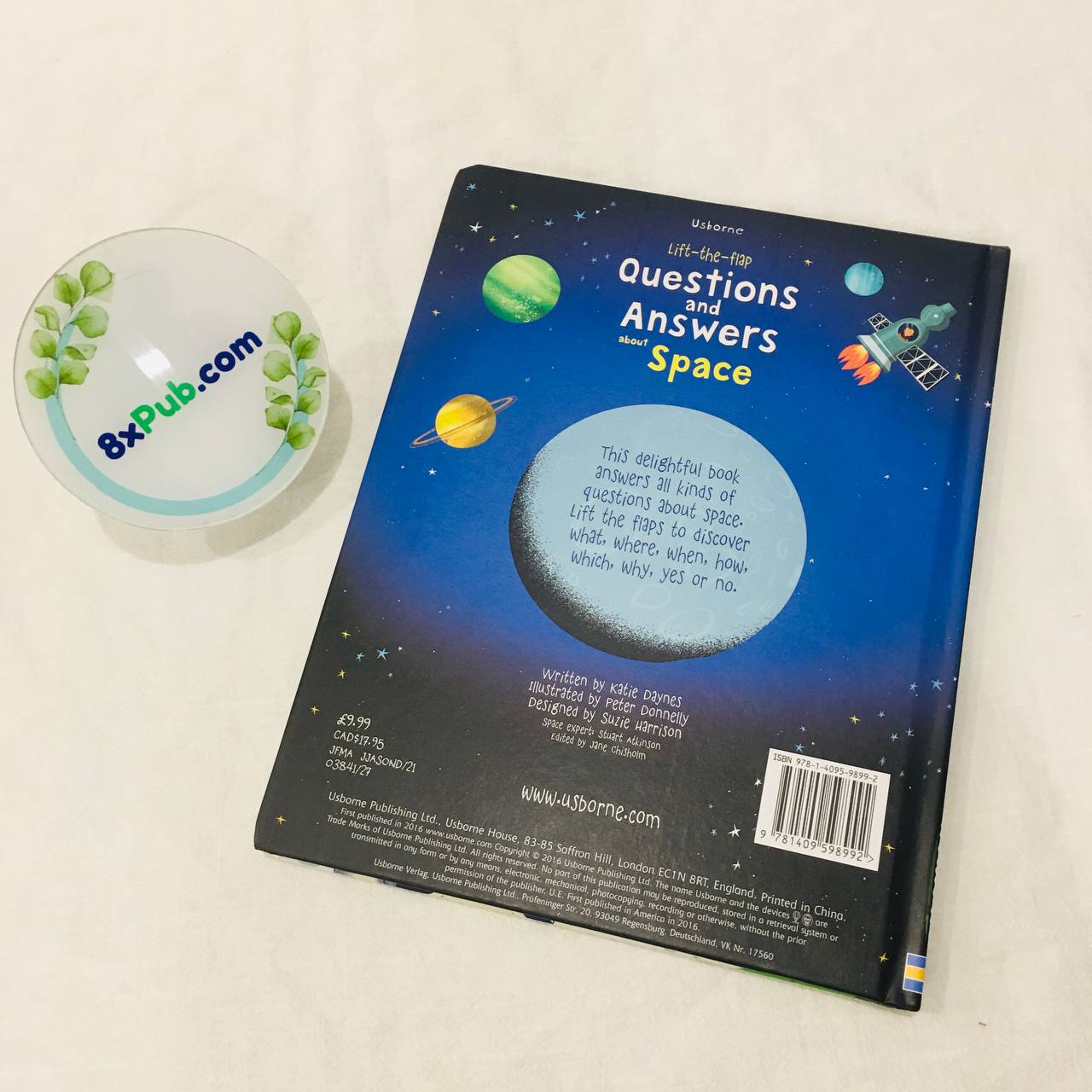 Sách tương tác tiếng Anh lật mở Usborne Lift-the-flap | Questions &amp; Answers About Space