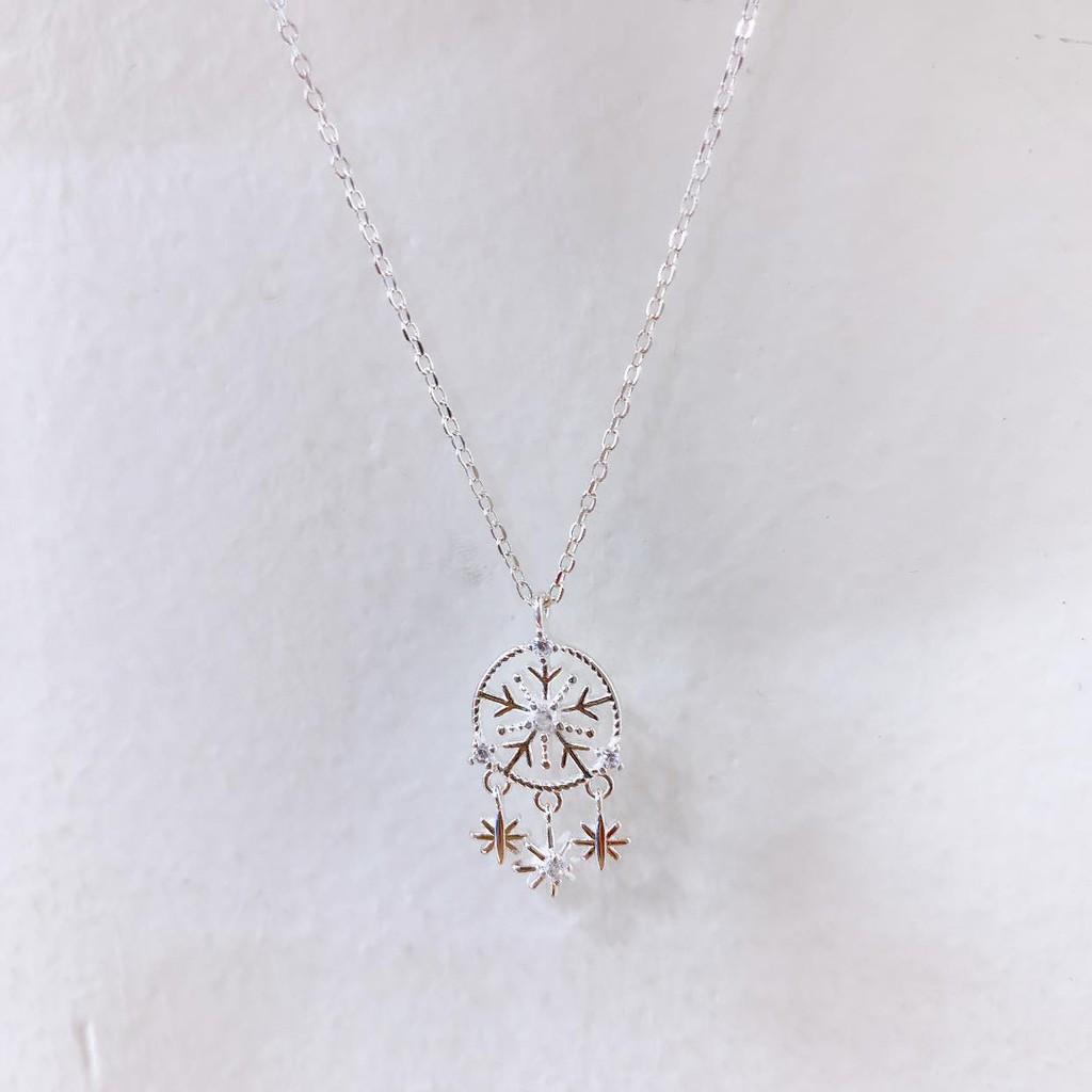 Dây chuyền bạc ta dreamcatcher, Dây chuyền nữ bạc ta Minh Tâm Jewelry