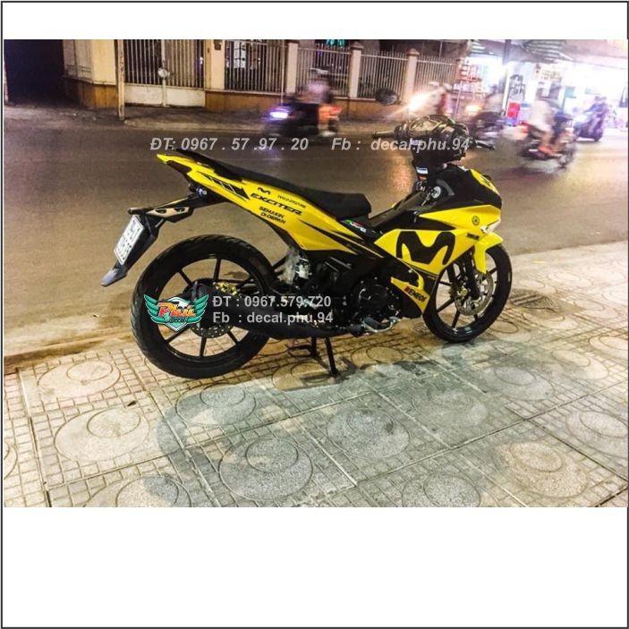 Tem Exciter 150 Movistar Vàng đen
