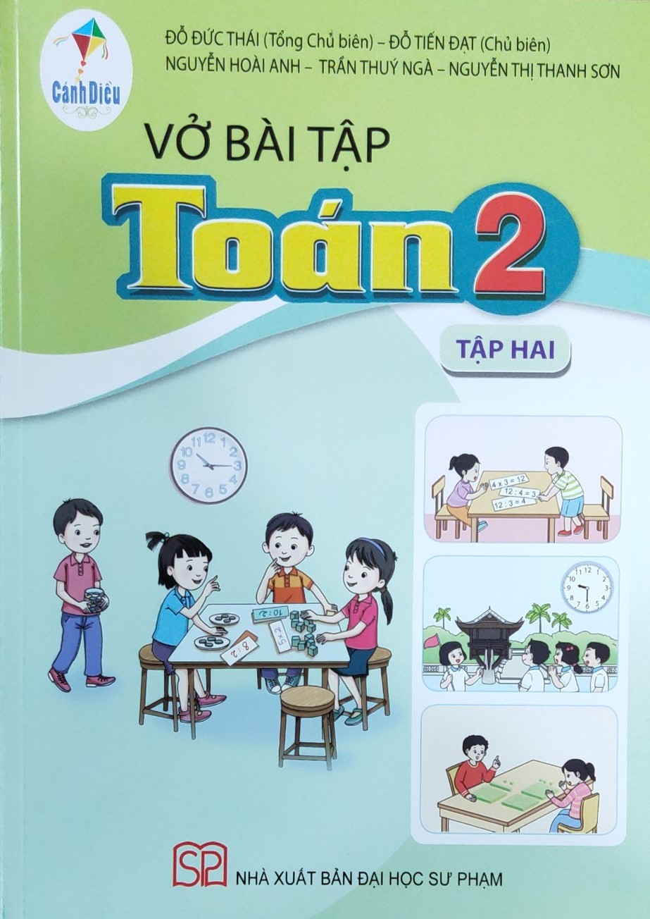 Vở bài tập Toán lớp 2 (2 tập) Bộ Cánh Diều