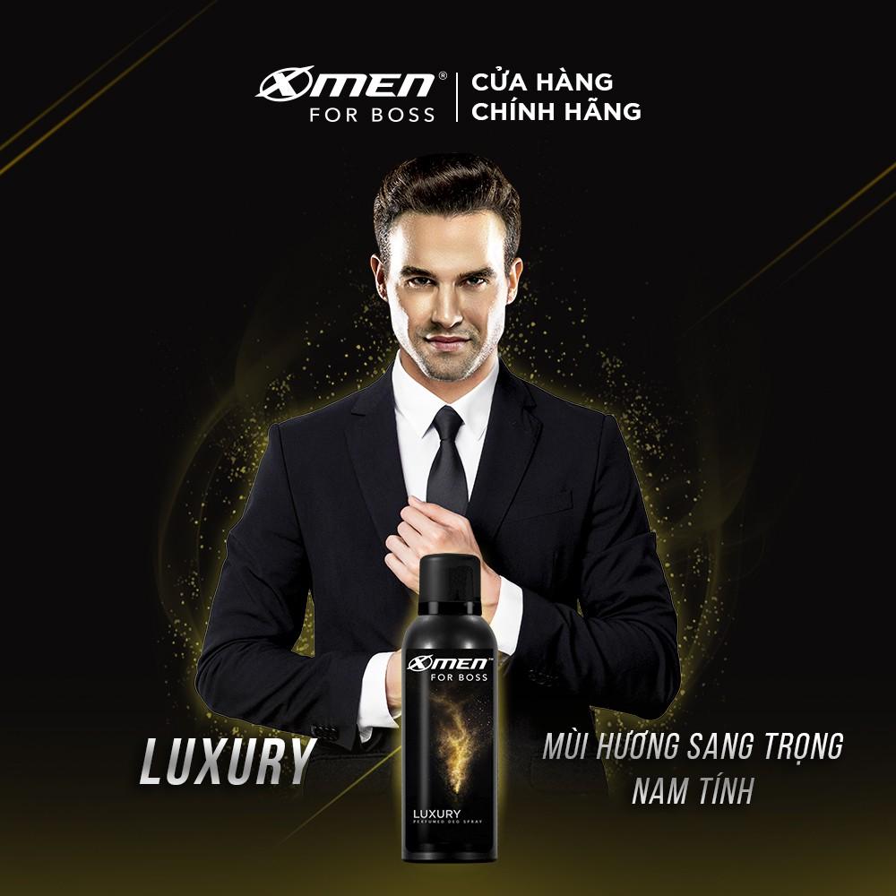 Combo 2 Xịt Khử Mùi X-Men For Boss Luxury 150ml/chai