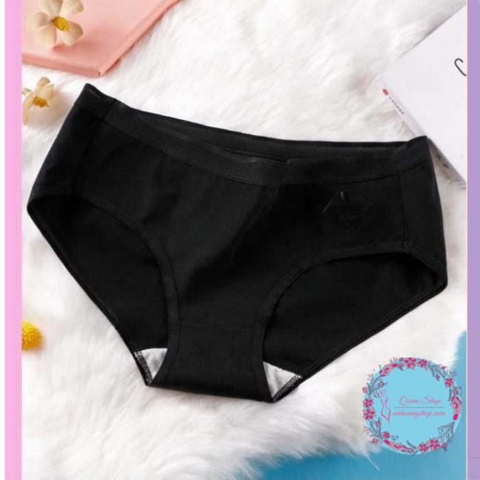 Quần lót nữ cotton viền in nổi kháng khuẩn có chọn size chọn màu - đồ lót cotton nữ QL06