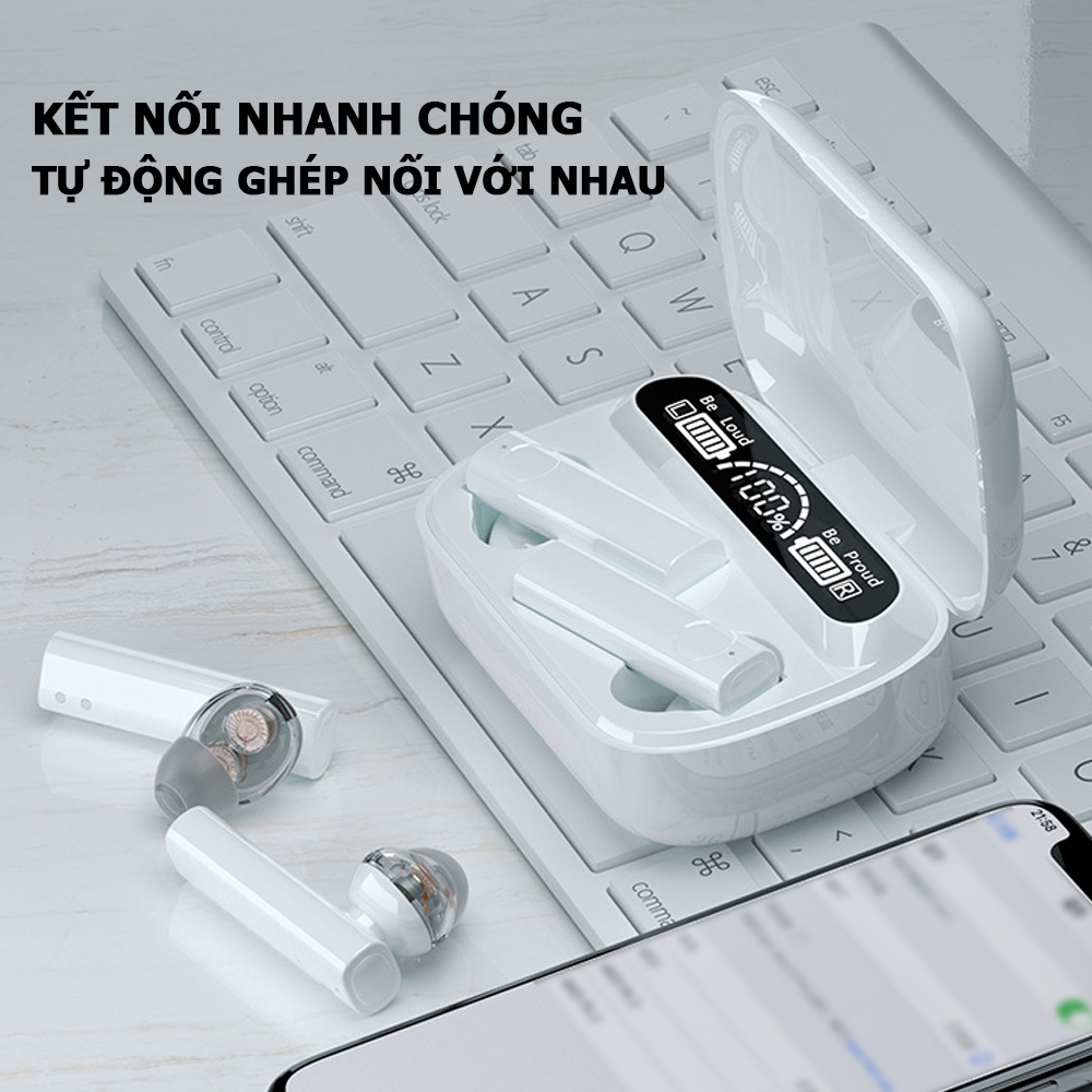 Tai nghe bluetooth X5, tai nghe không dây cảm ứng thông minh, tích hợp loa kép âm bass cực mạnh- Hàng nhập khẩu