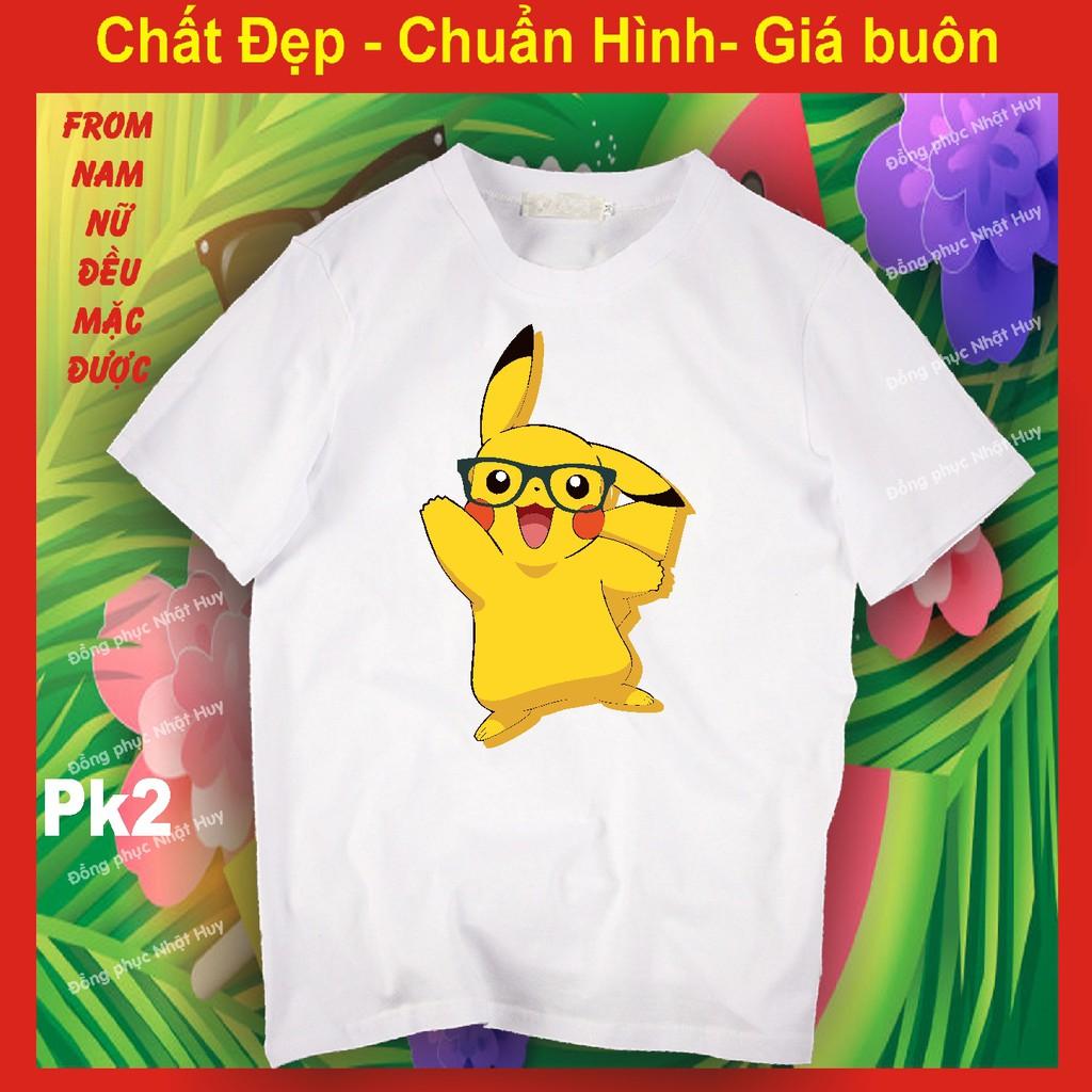 áo thun pikachu 1, chất đẹp bao đổi trả