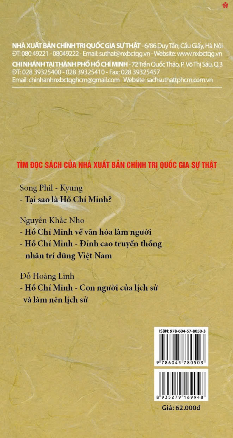 Hồ Chí Minh - Người tin ở con người (bản in 2024)