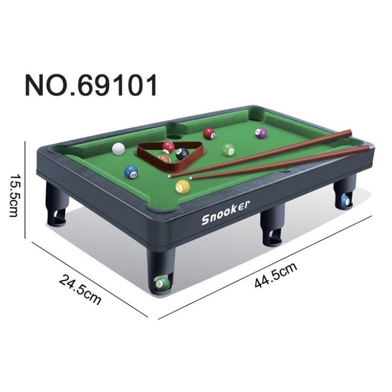 Đồ chơi Bàn Bida bi a billard Mini size trung và lớn - Full Phụ Kiện cho cả nhà cùng chơi