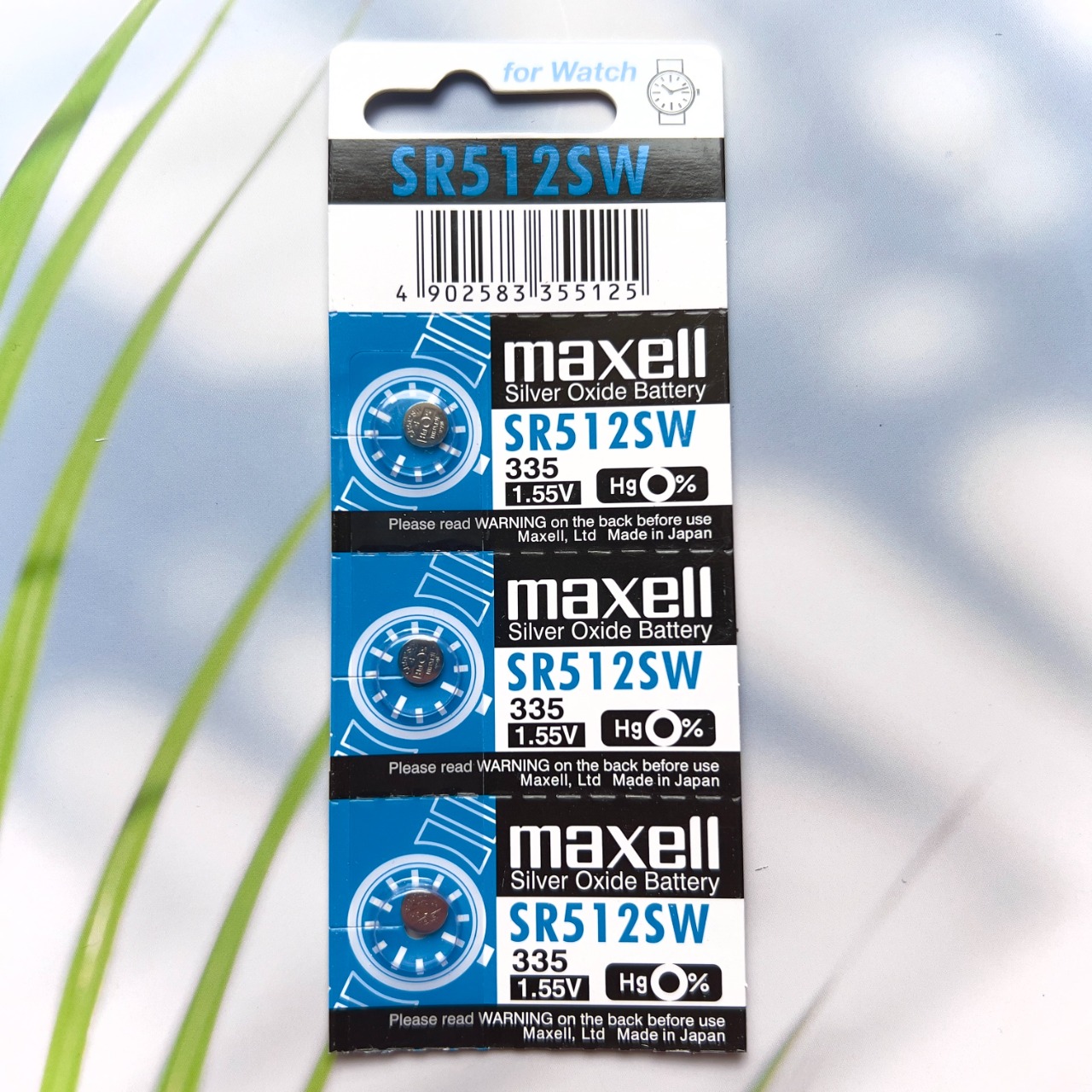 Pin Maxell Nhật Bản SR512SW / 335 (Viên Lẻ) Hàng Chính Hãng Made in Japan