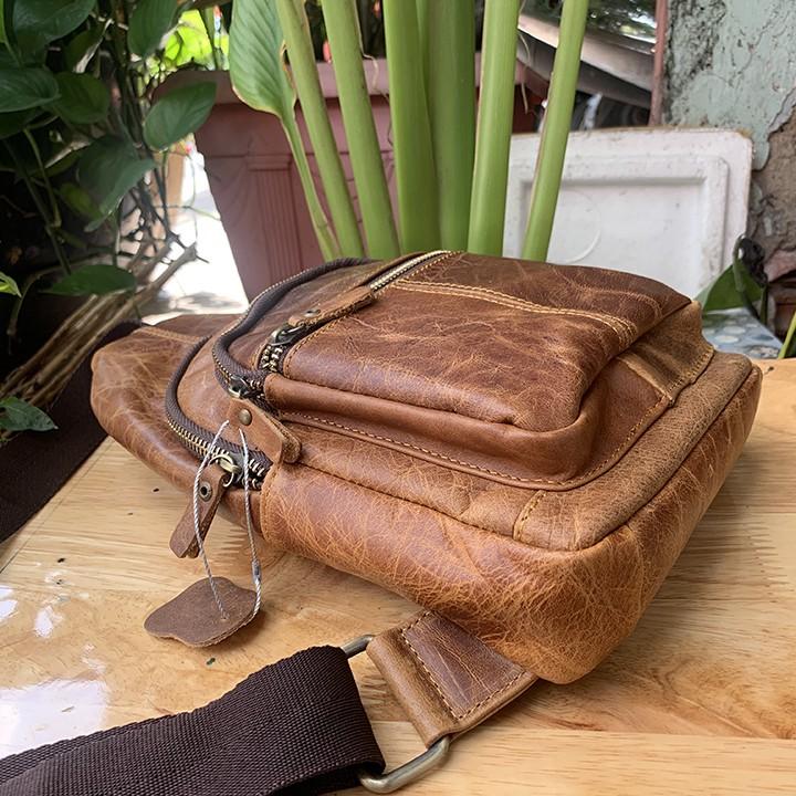 Túi Đeo Chéo Da Bò Thật CB03