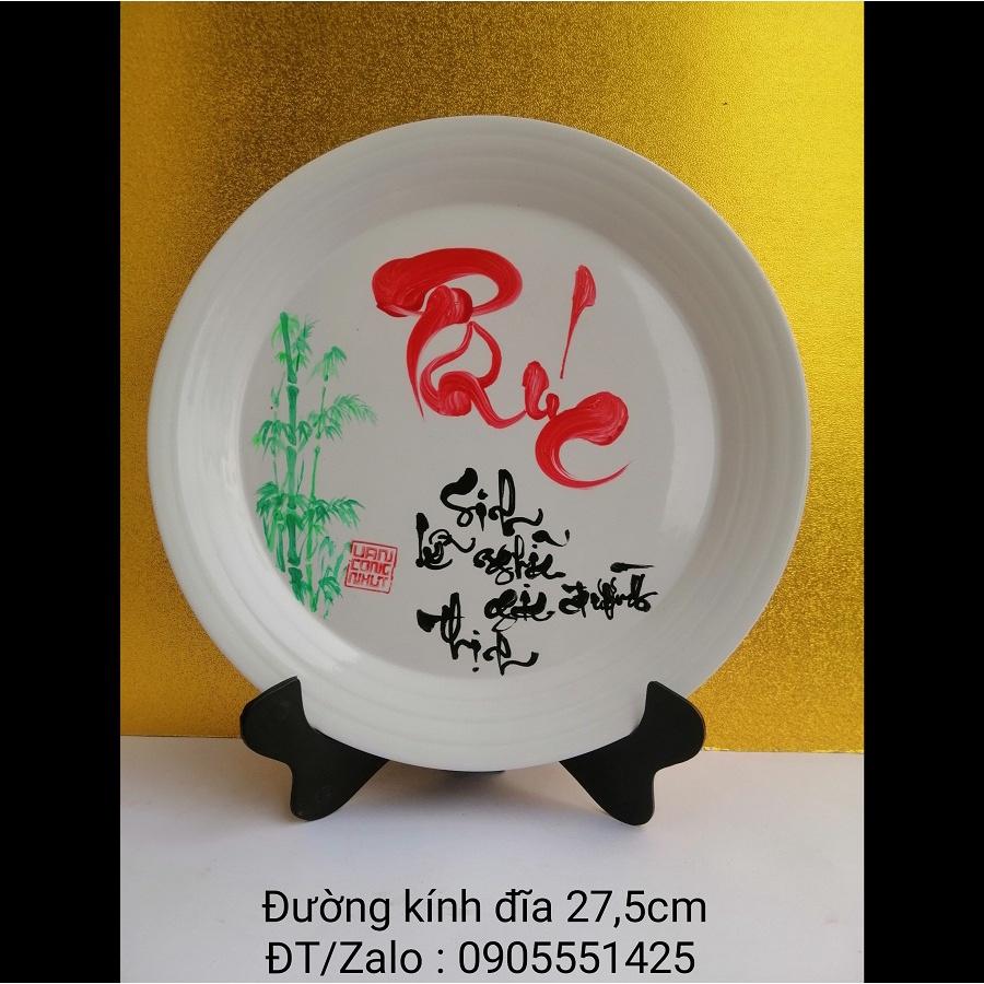 Đĩa chữ PHÚC.Quà tặng mừng tân gia,khai trương, sinh nhật.Mừng thọ ông bà,cha mẹ.