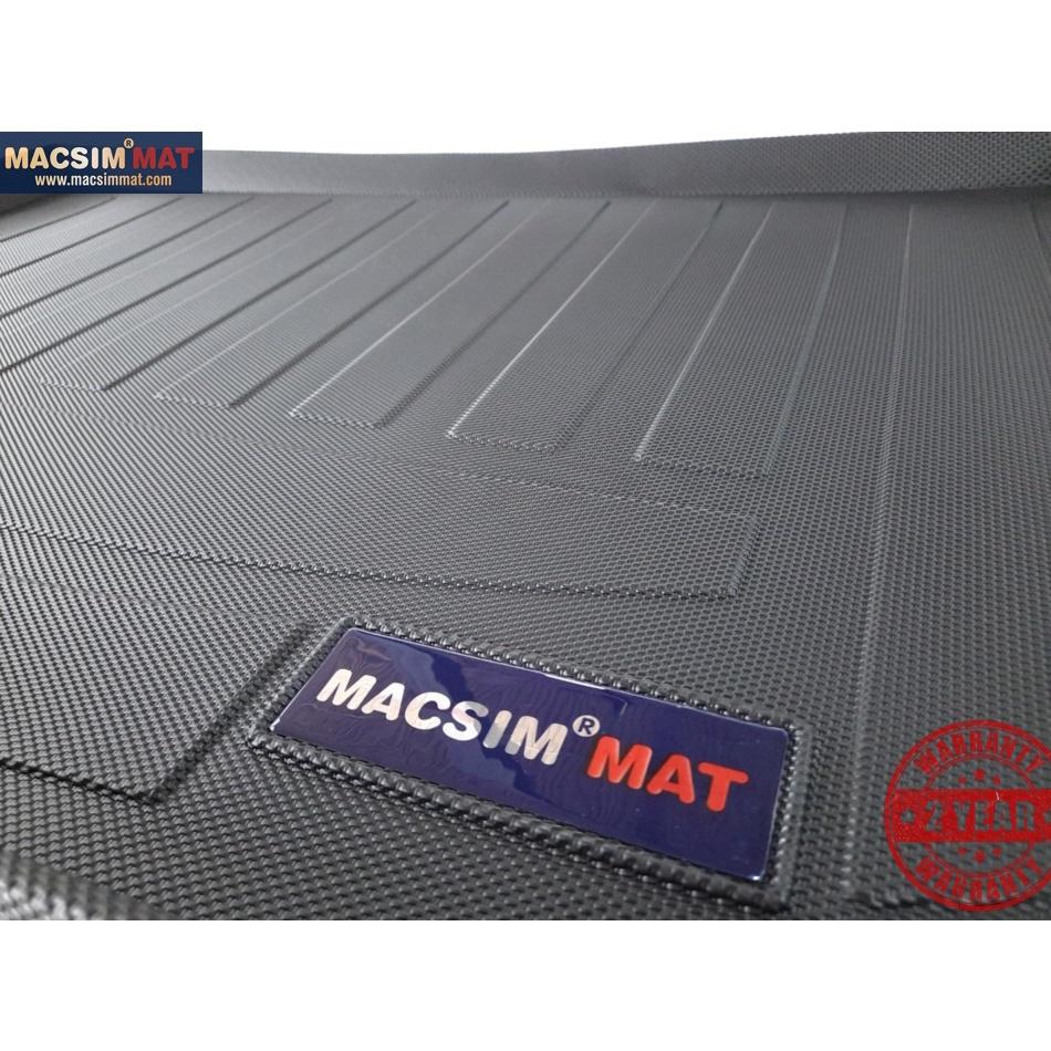 Thảm lót cốp xe ô tô Mercedes A class 2013-2017 nhãn hiệu Macsim chất liệu TPV cao cấp màu đen