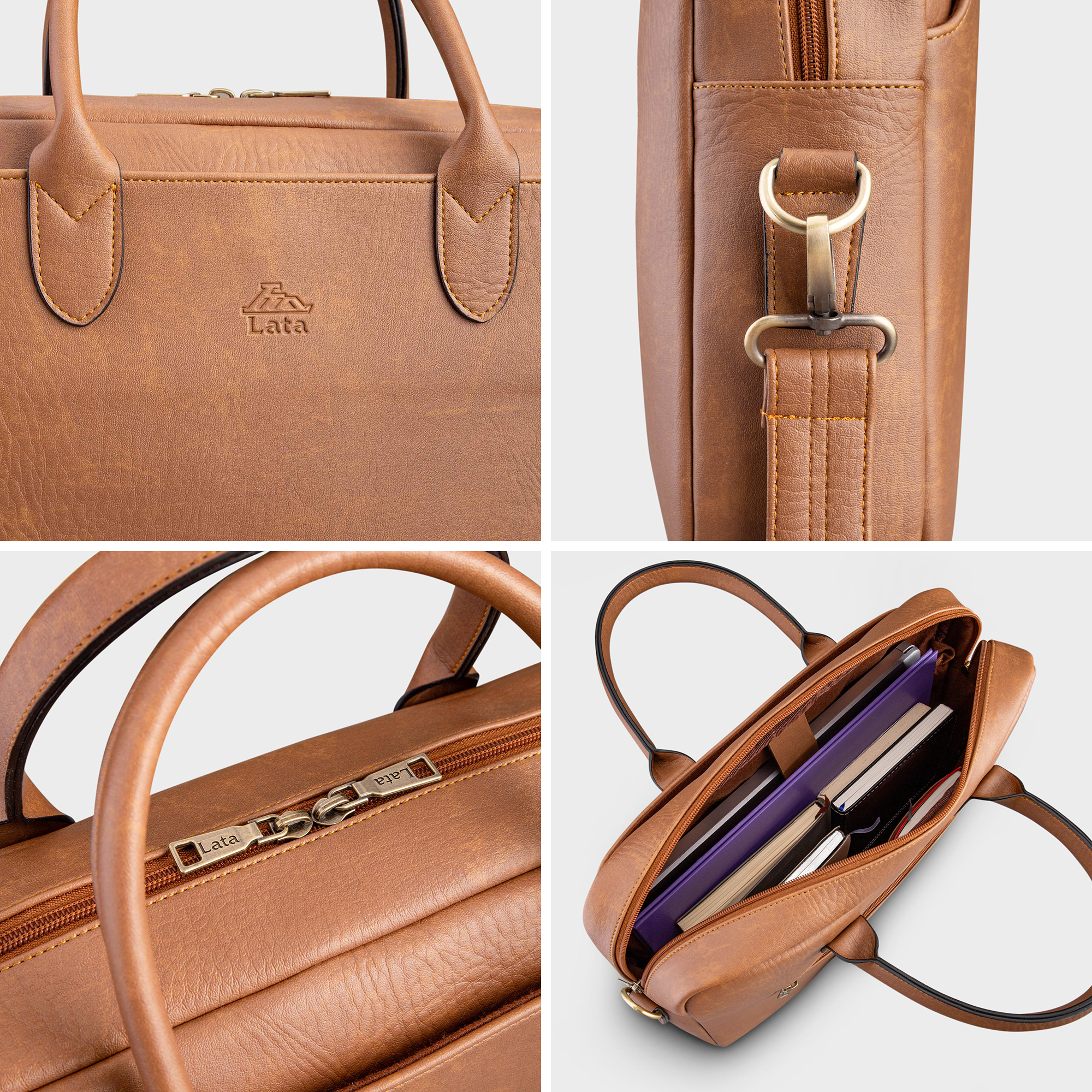 Cặp Công Sở Lata ( Thời trang nam basic - Cặp da CA41 )