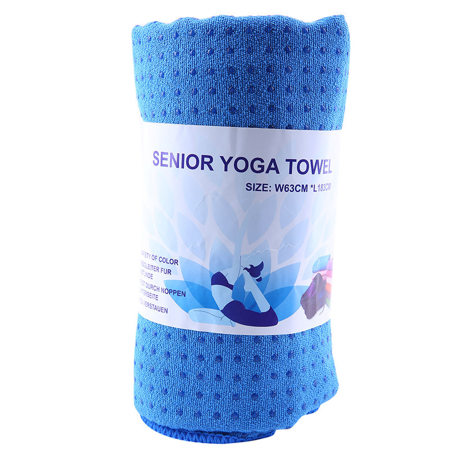 Khăn trải thảm yoga cotton hạt cao su non Senior