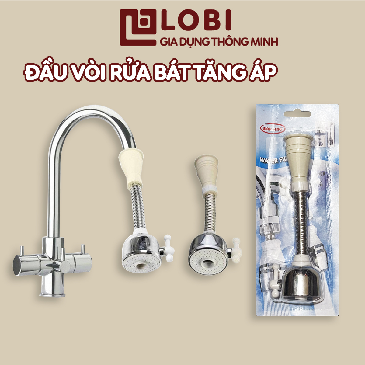 Đầu vòi rửa bát tăng áp đầu vòi rửa bát tăng áp xoay 360, đầu vòi rửa chén thông minh