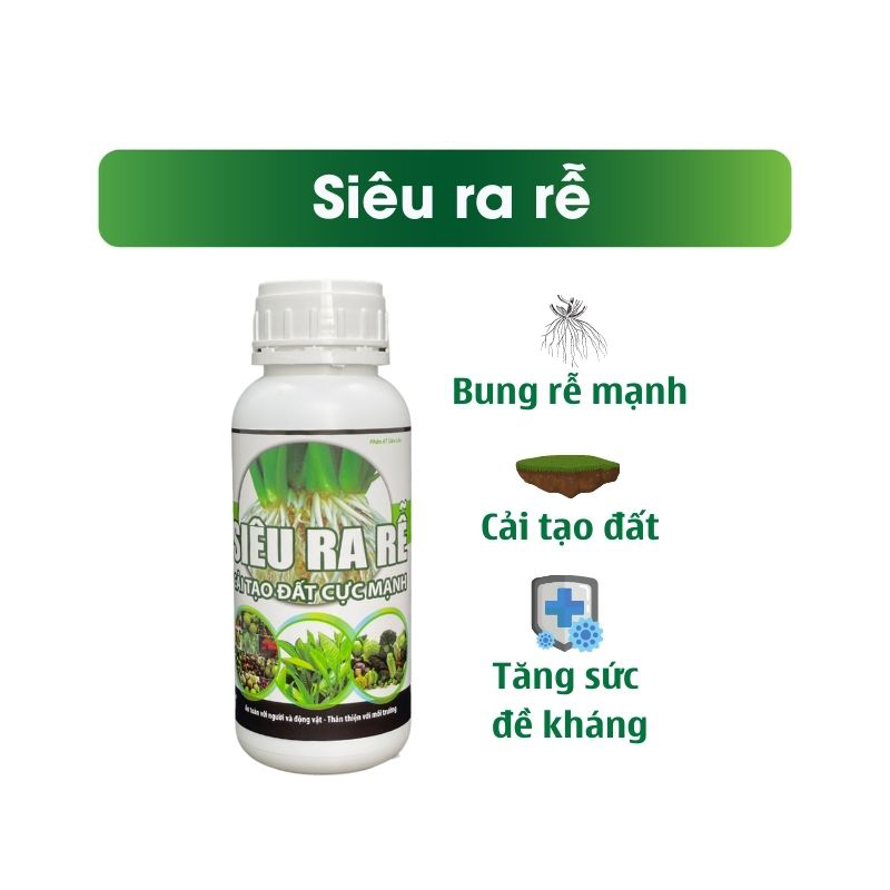 Thuốc Kích Rễ AT Cho Hoa Hồng, Hoa Lan, Cây Cảnh Đậm Đặc 500ml - Siêu Ra Rễ Tăng Khả Năng Hấp Thụ Dinh Dưỡng Cho Cây