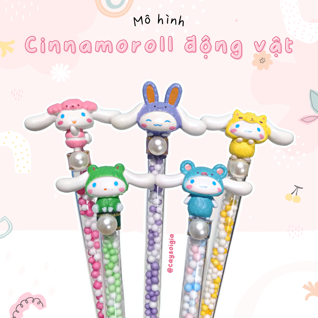 S53 - Bút dao rọc giấy chó Cinnamoroll dễ thương unbox đơn hàng, cắt sticker băng dán washi tape - Chó con