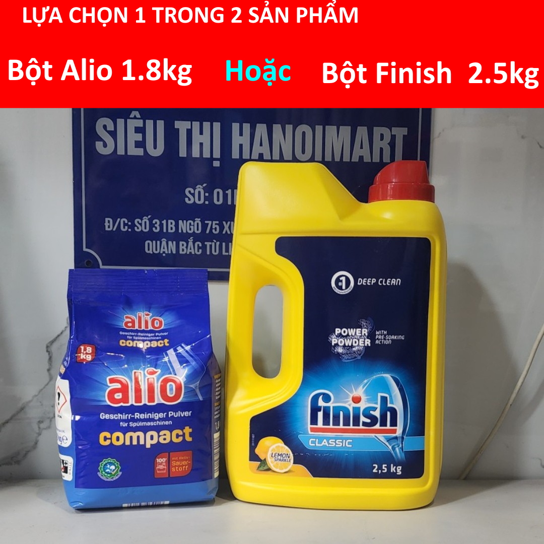 Bột rửa chén Finish Dishwasher Power Powder Lemon Sparkle 2,5 kg QT017384 - hương chanh