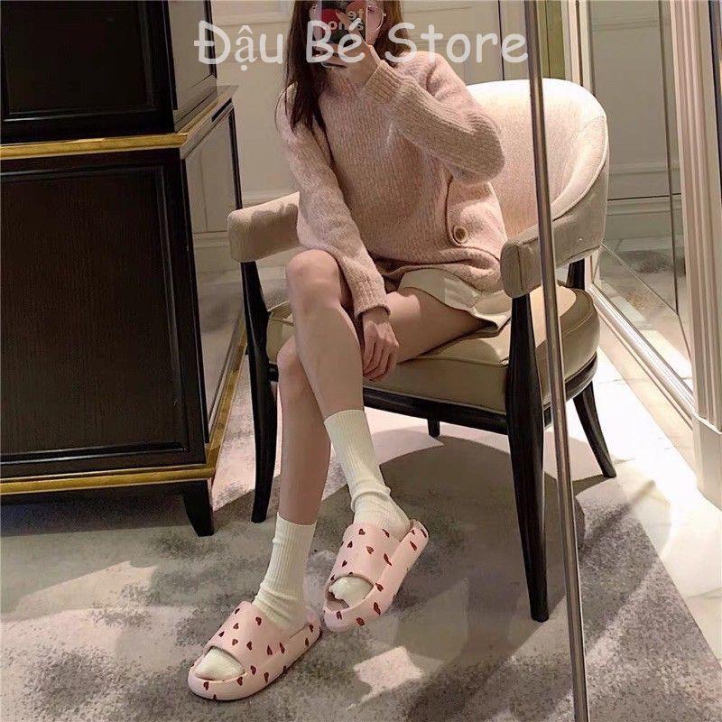 Dép Lê Quai Ngang Ulzzang Đế Bánh Mì Siêu Êm Chống Trượt Cho Nữ - DAUBE - D019