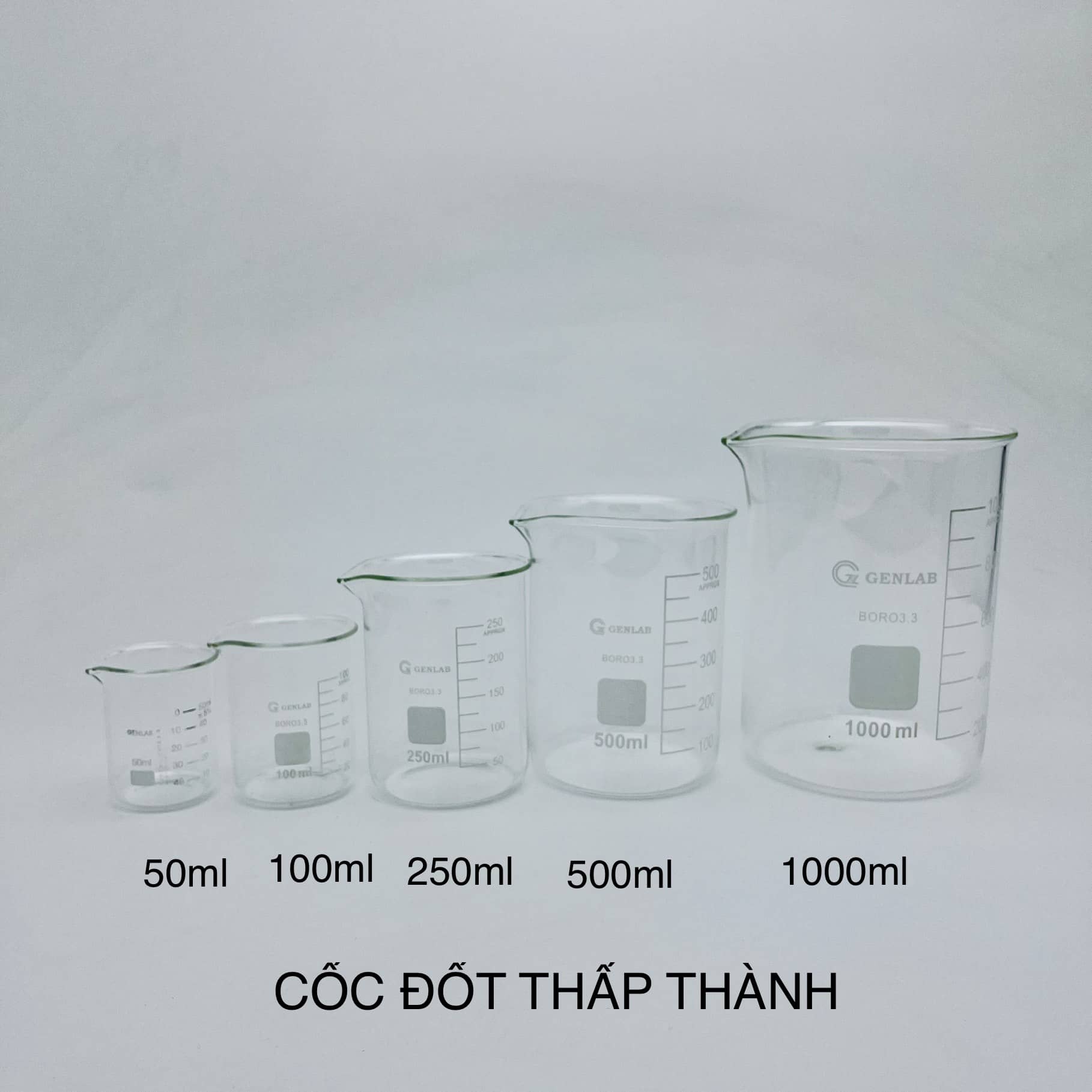 Cốc đong thủy tinh