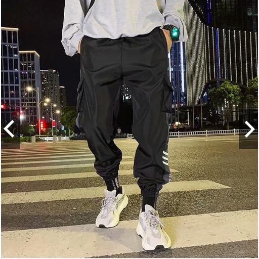 Quần jogger nam túi hộp, chất gió dù mềm mịn phong cách, kiểu dáng dạo phố(cao cấp)