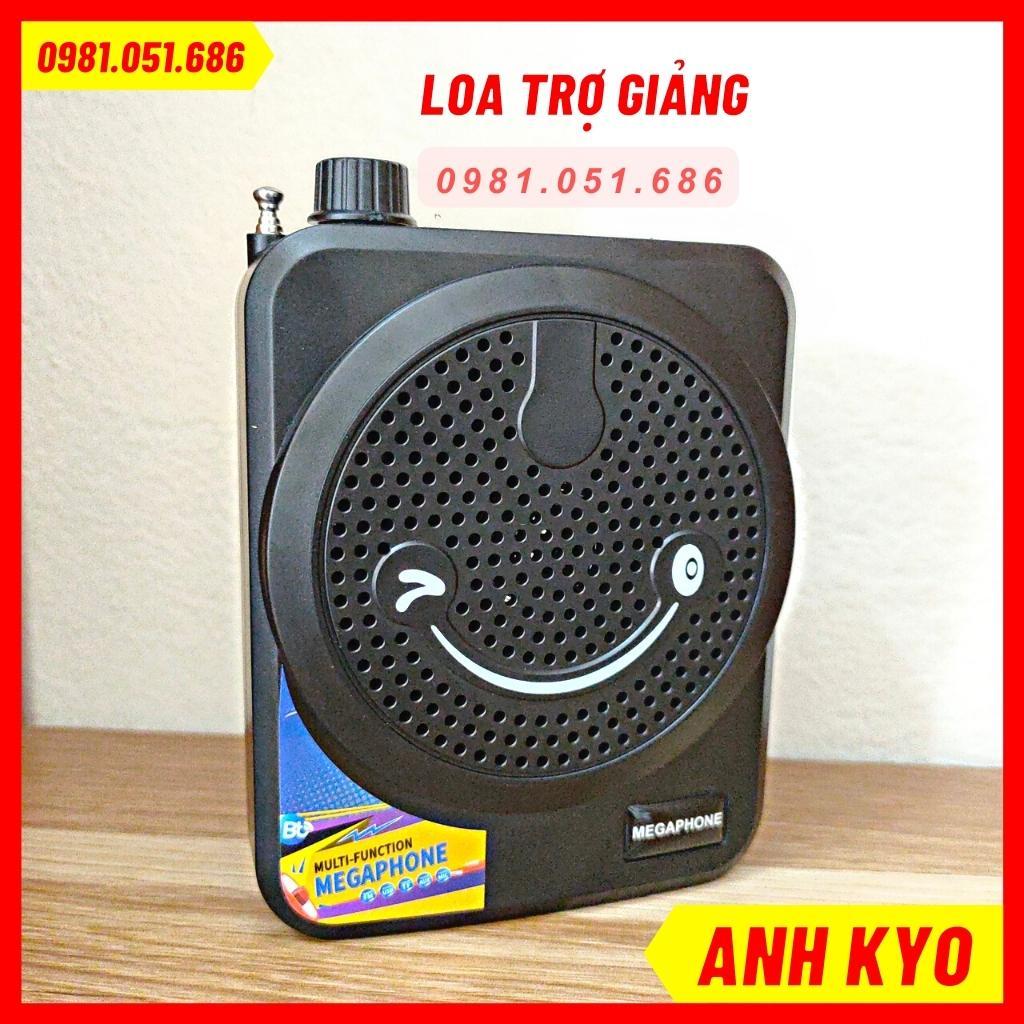 Loa Kèm Mic Trợ Giảng MEGAPHONE K9A Có Bluetooth Cổng Usb, Thẻ nhớ, Radio Kèm Microphone Có Dây Cao Cấp