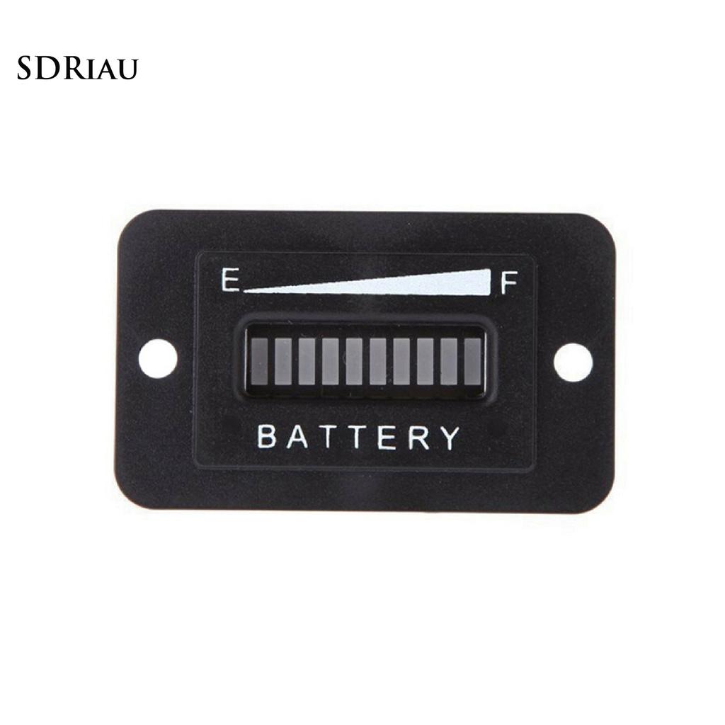 Đồng hồ đo nhiên liệu có đèn LED 10 số pin thiết kế nhỏ gọn đơn giản
