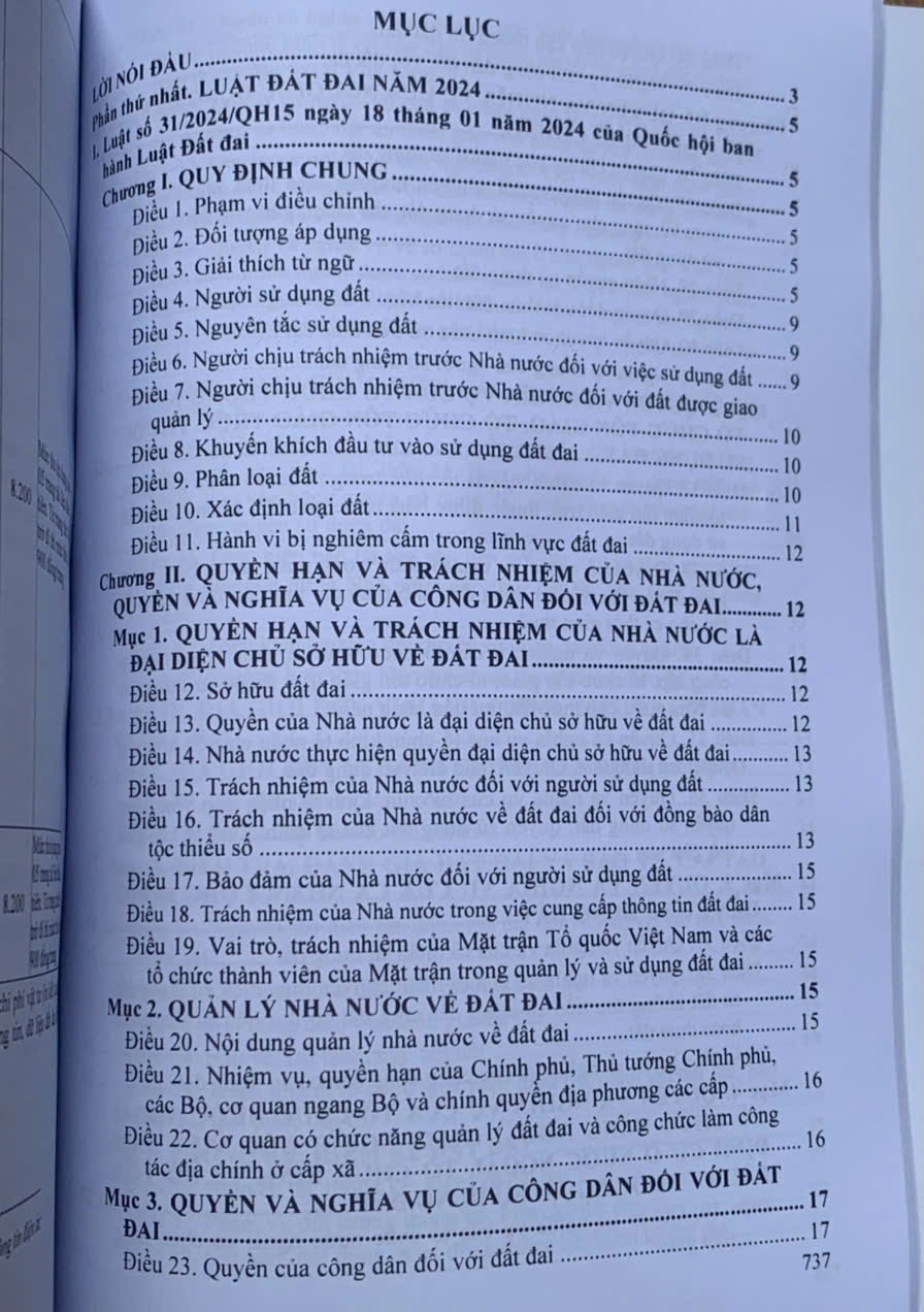 Luật Đất Đai hệ thống các văn bản quy định chi tiết thi hành