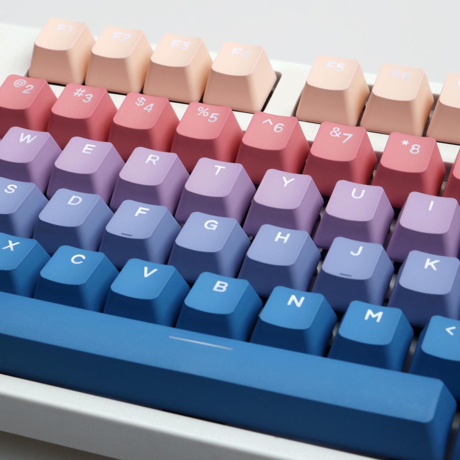 104Key Mechanical Keyboard Keycaps Waterproof Anti-Slip Office Supplies