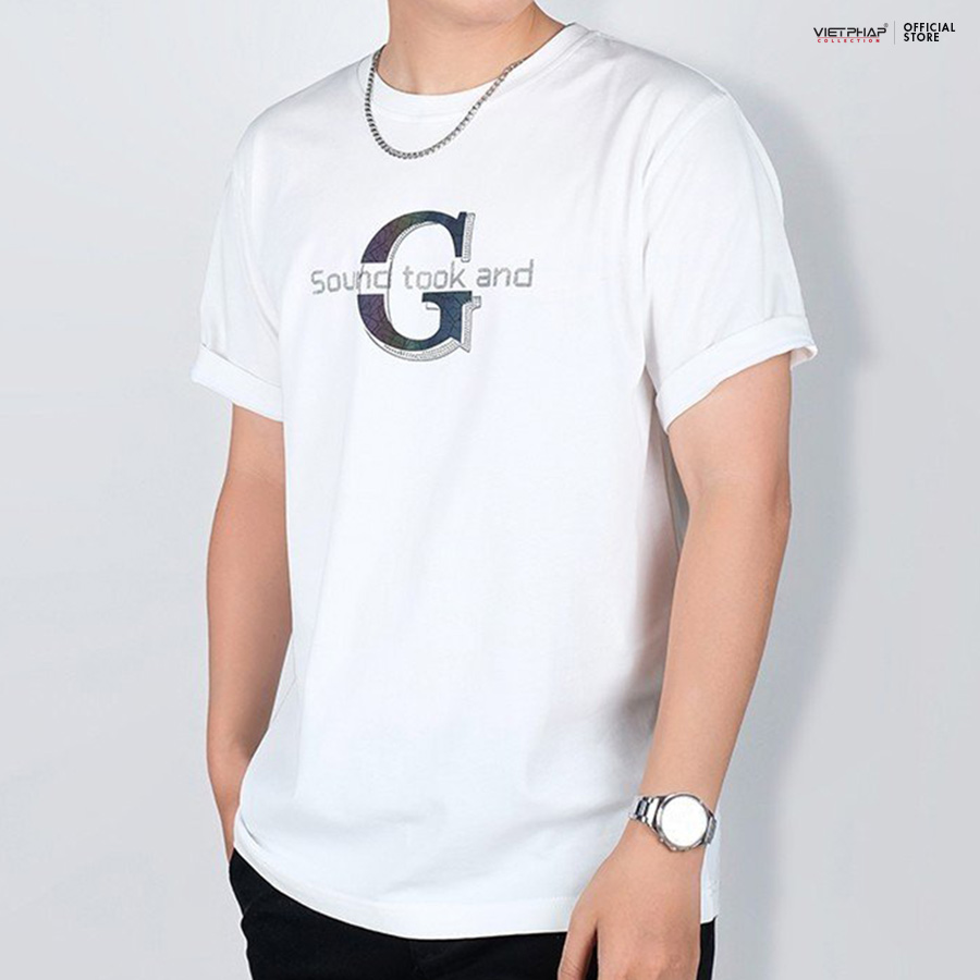 Áo Thun Nam VIỆT PHÁP Form Unisex Chất liệu Cotton co dãn thấm hút mồ hồi tốt 7804