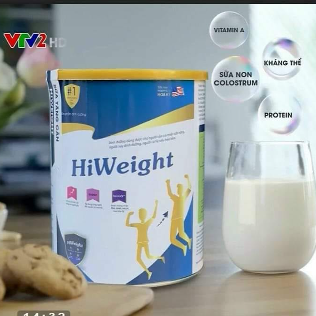 Sữa HiWeight hỗ trợ tăng cân cho người gầy lon 650g