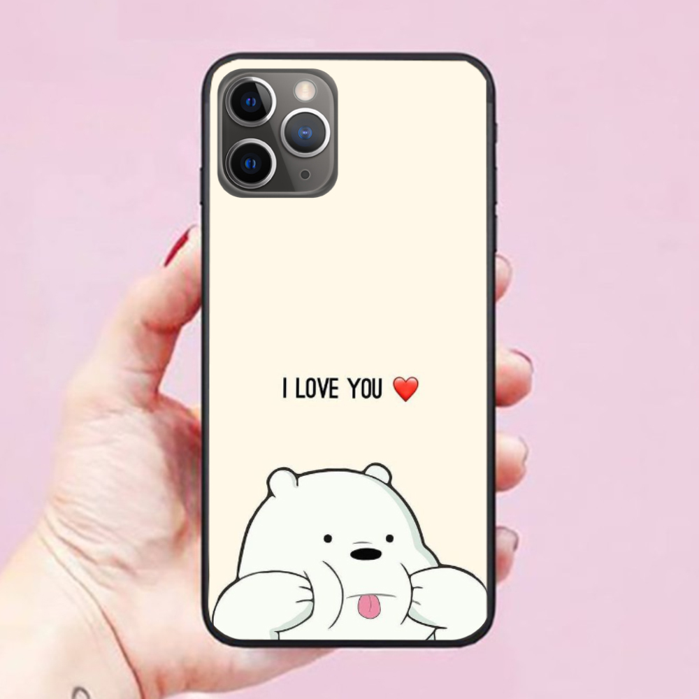 Ốp lưng điện thoại dành cho iPhone 12 Pro Max hình Gấu Bears Dễ Thương