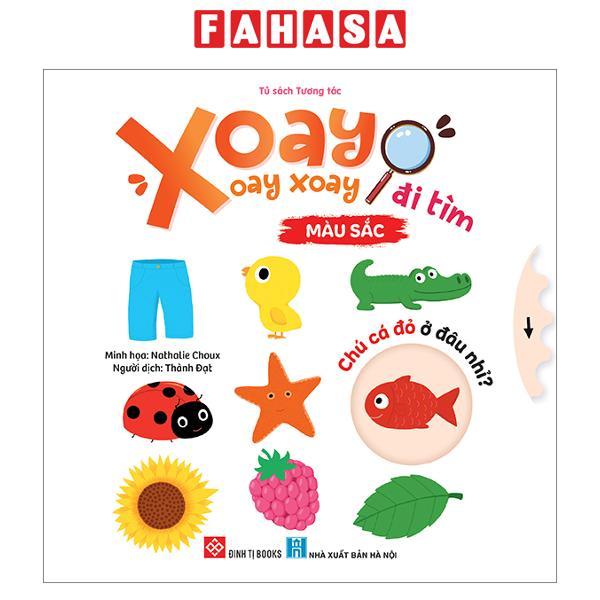 Sách - Sách Xoay Xoay Xoay Đi Tìm - Động Vật, Màu Sắc, Thức Ăn - Bìa Cứng (Bộ/Lẻ 3 Cuốn)